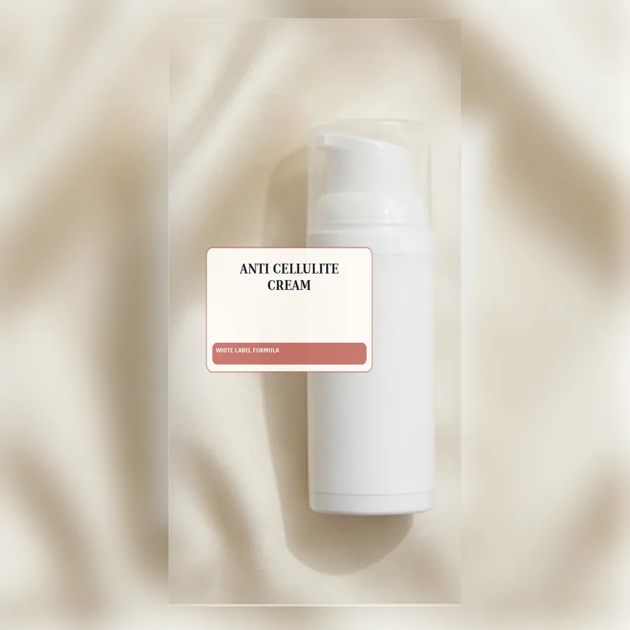 Anti Cellulite Cream White Label Formula — Airless pump private label packaging