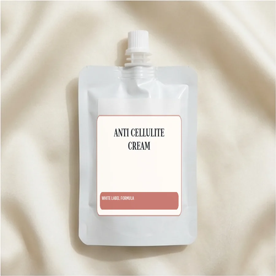 Anti Cellulite Cream White Label Formula — Spout sachet private label packaging