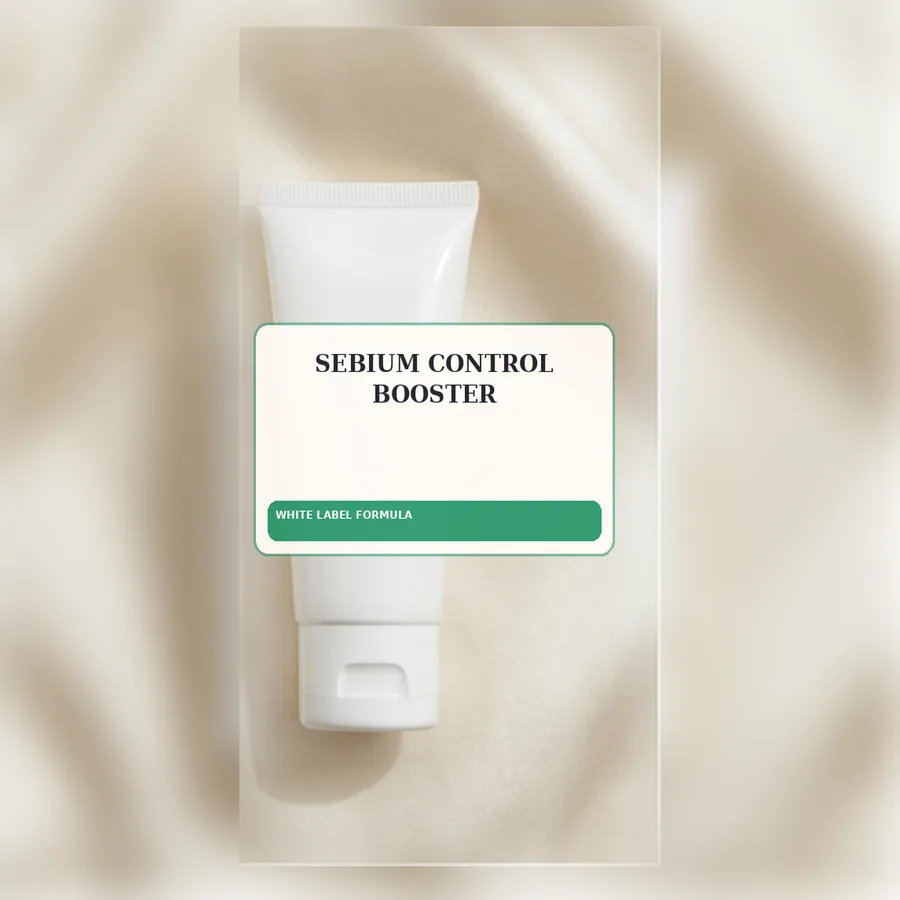 Sebium Control Booster White Label Formula — Squeeze tube private label packaging